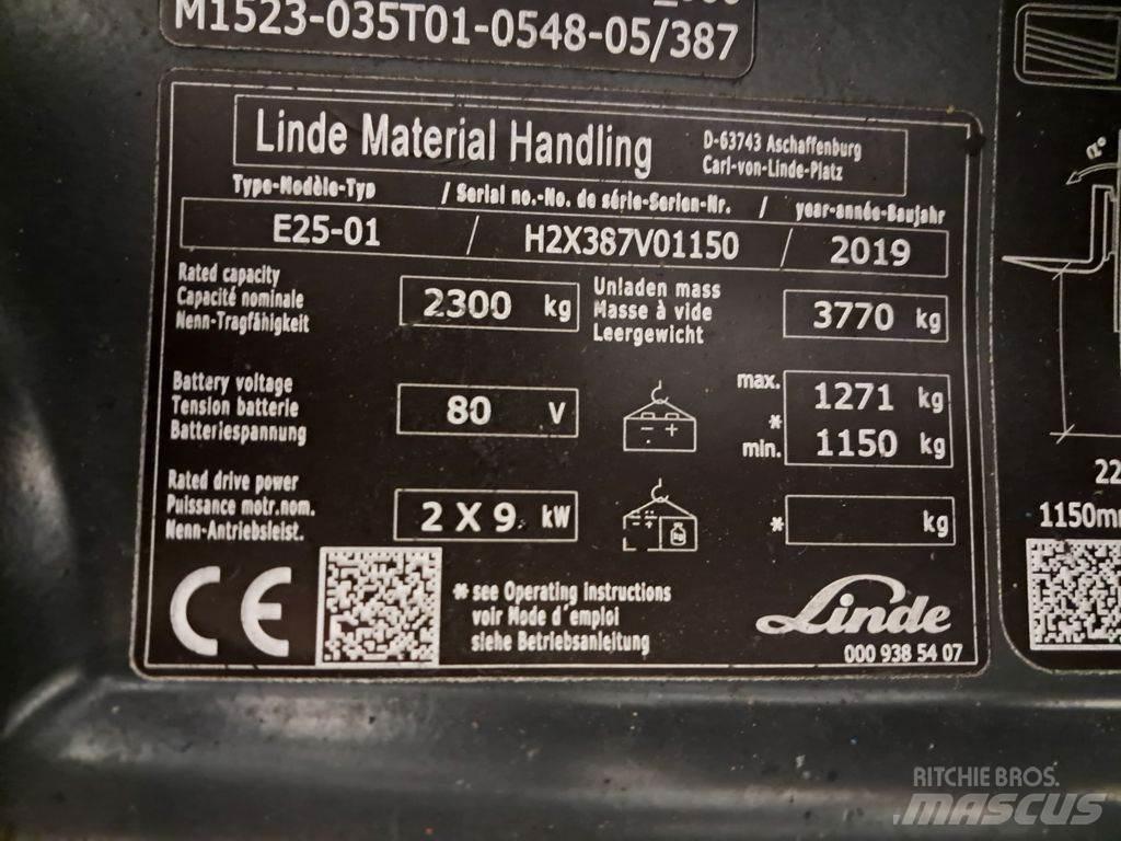 Linde E25-01 Električni viljuškari