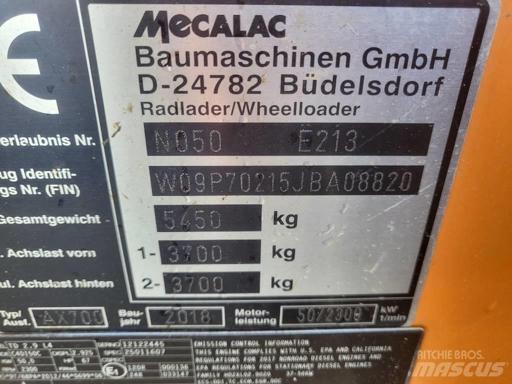 Mecalac AX 700 Utovarivači na točkove