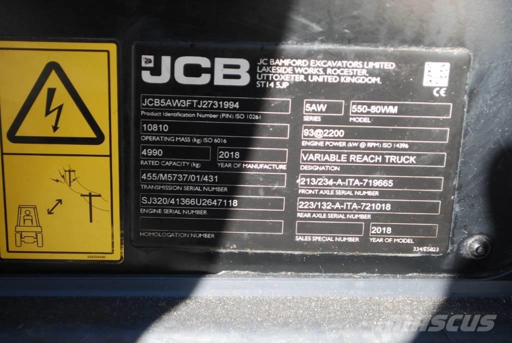 JCB 550-80 Teleskopski viljuškari