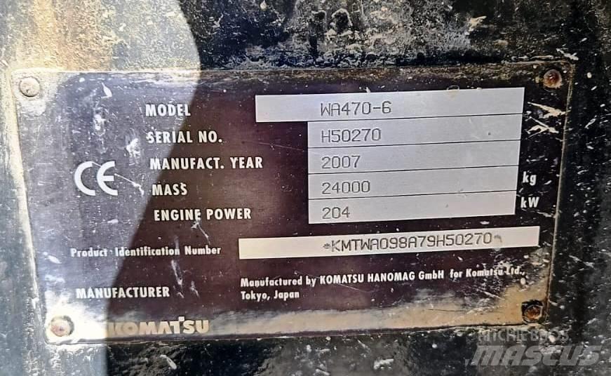 Komatsu WA 470-6 Utovarivači na točkove