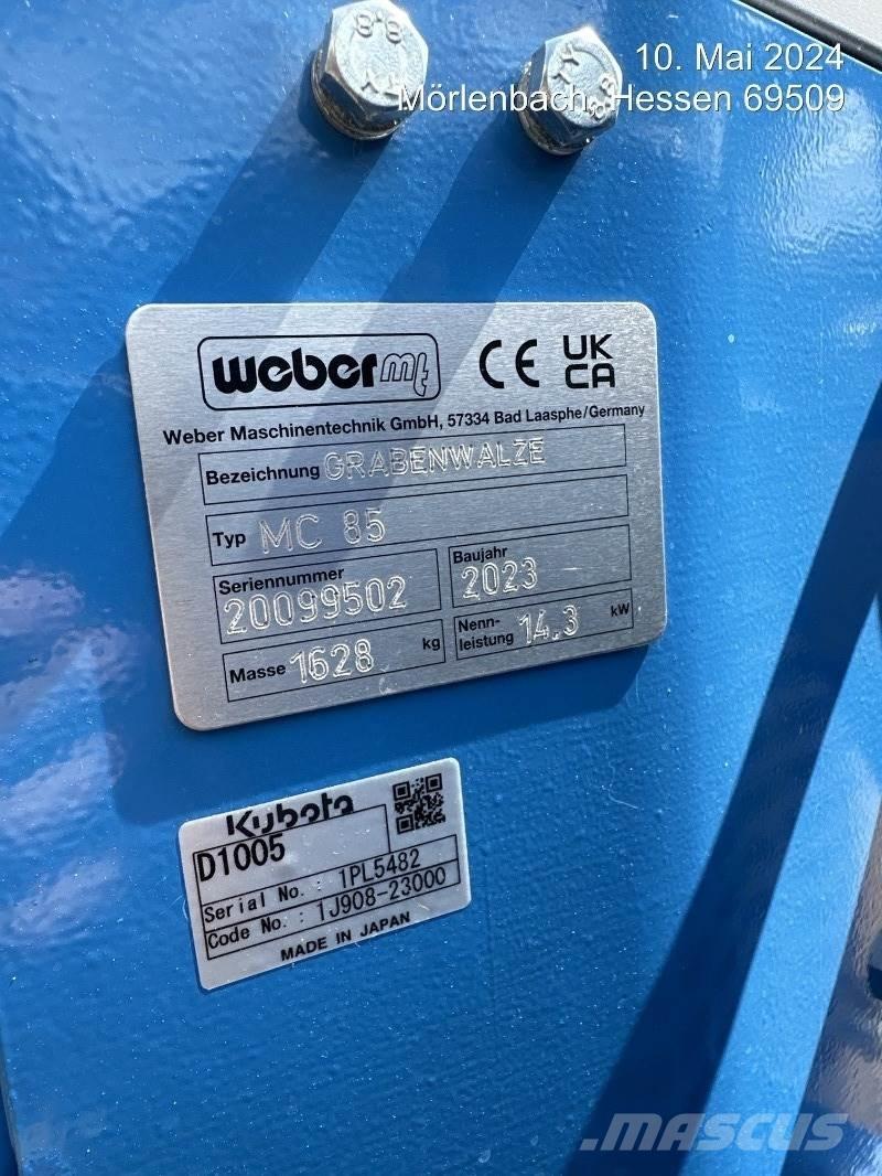 Weber MC85 Valjci za građevinarstvo