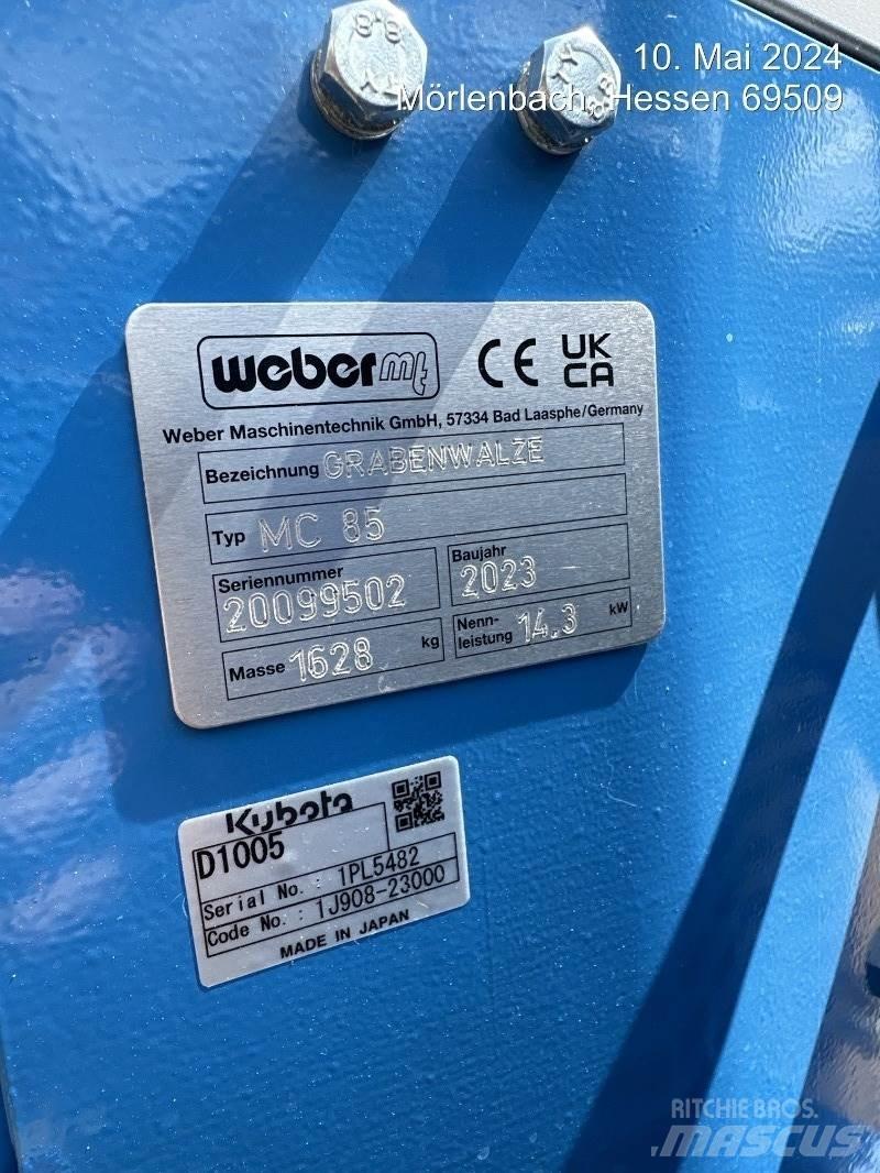 Weber MC85 Valjci za građevinarstvo