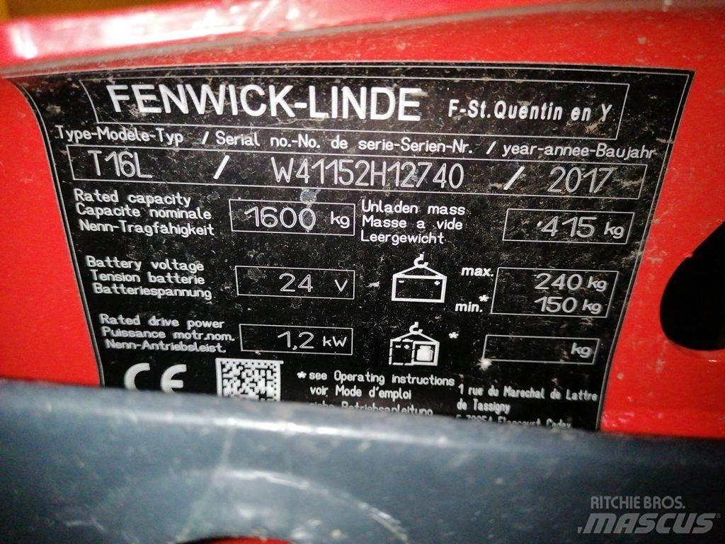 Linde T16L Nisko podizni električni viljuškar