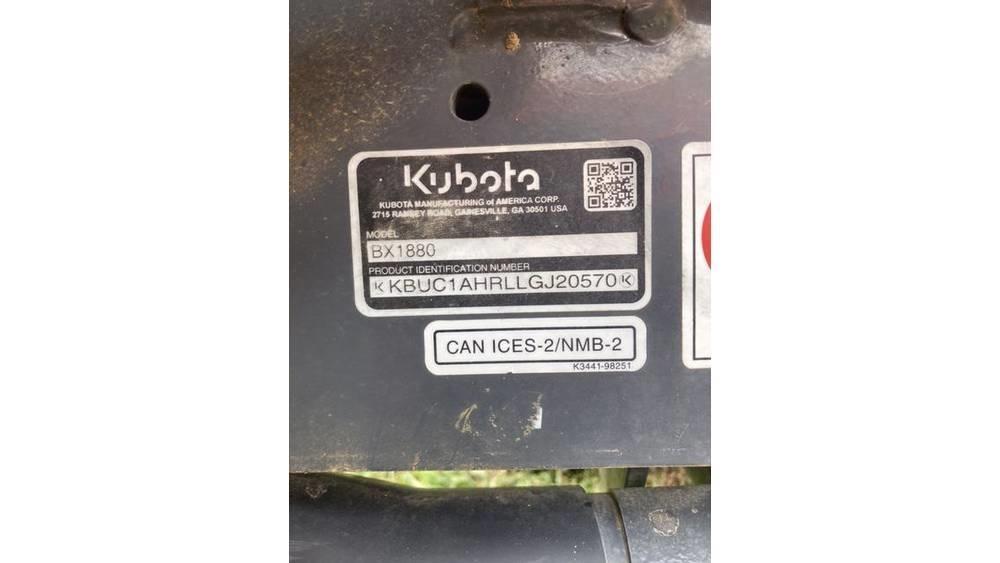 Kubota BX 1880 Traktori