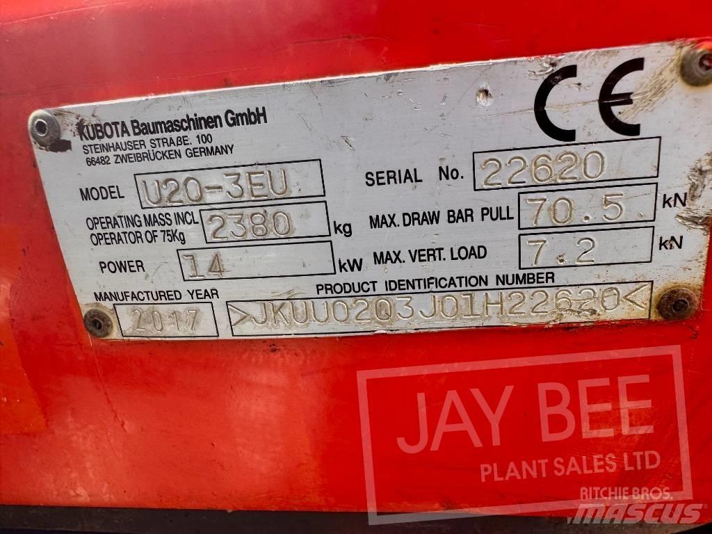 Kubota U 20-3 Mini bageri < 7t