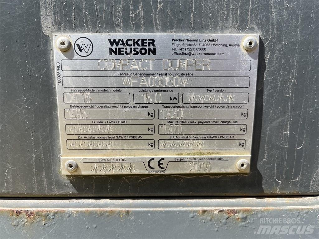 Wacker Neuson DT 15 Damperi za gradilište