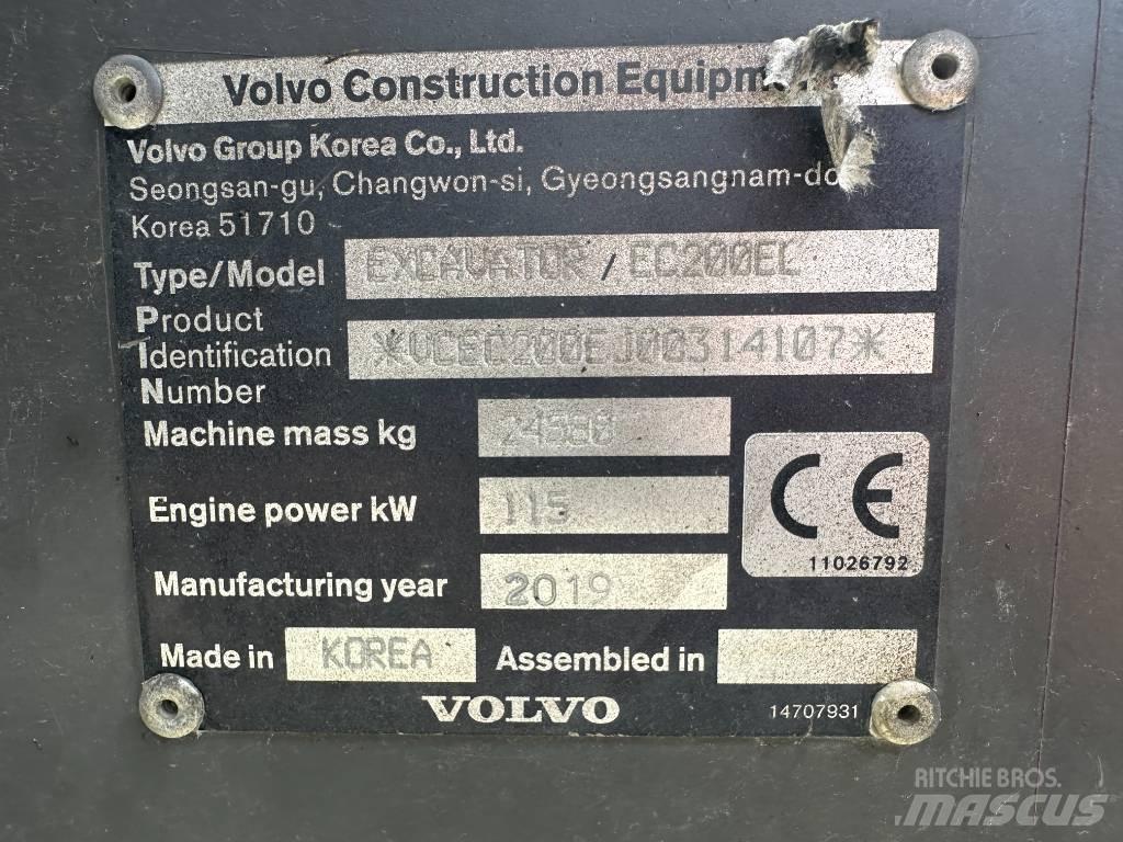 Volvo EC 200 EL Bageri guseničari