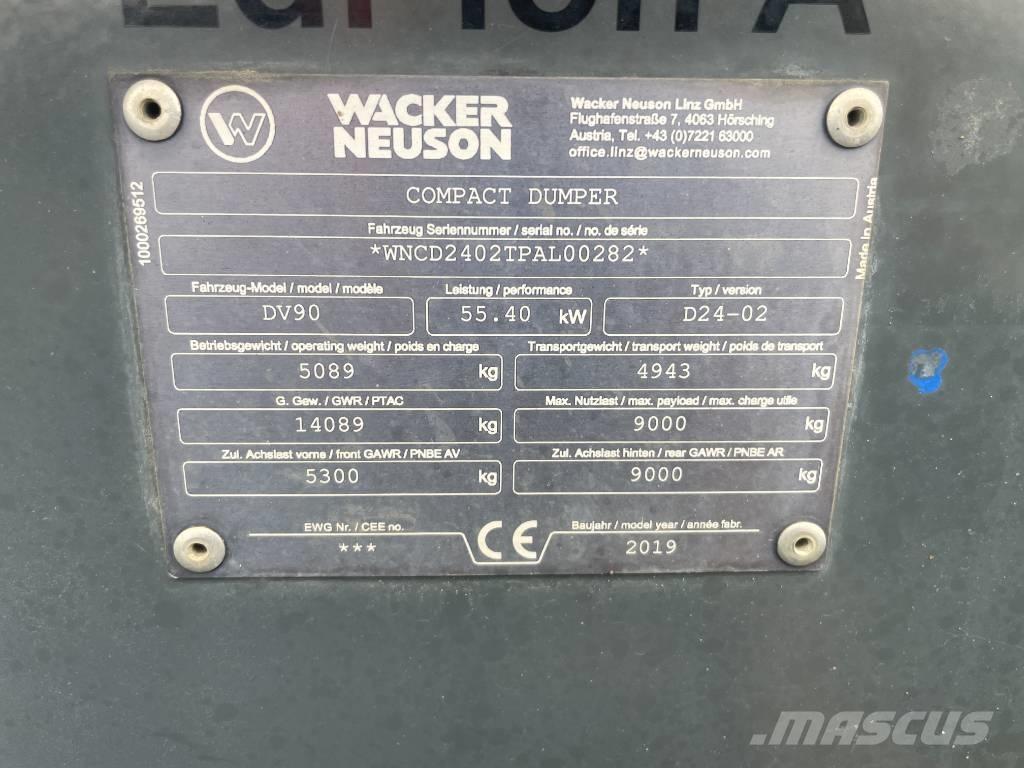 Wacker Neuson DV 90 Damperi za gradilište