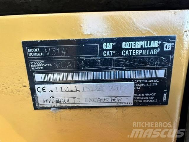 CAT M 314 F Bageri točkaši