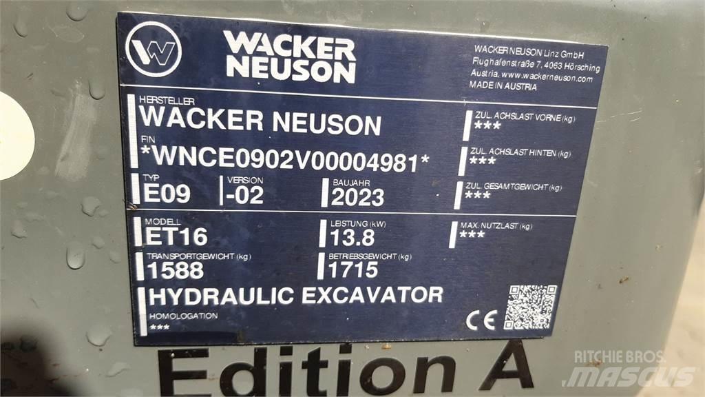 Wacker Neuson ET16 Bageri guseničari