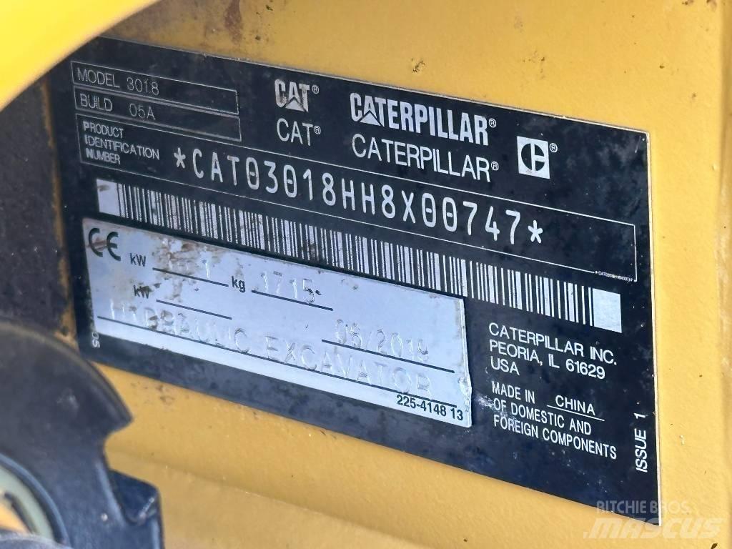 CAT 301.8 Mini bageri < 7t