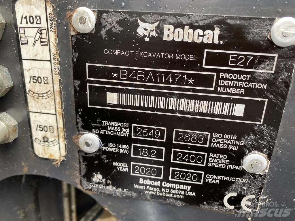 Bobcat E 27 Z Mini bageri < 7t