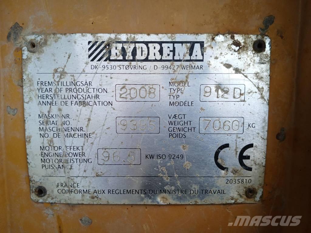 Hydrema 912 D, Dumper Zglobni damperi
