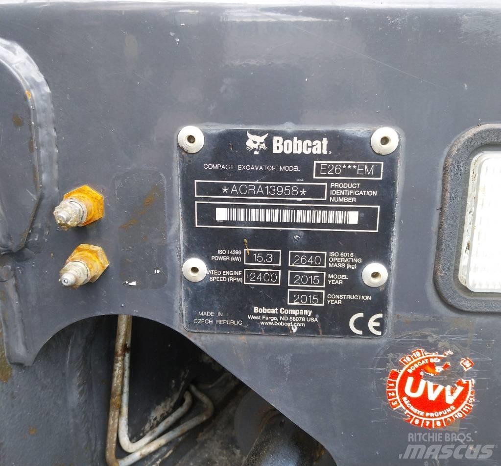 Bobcat E 26 Mini bageri < 7t