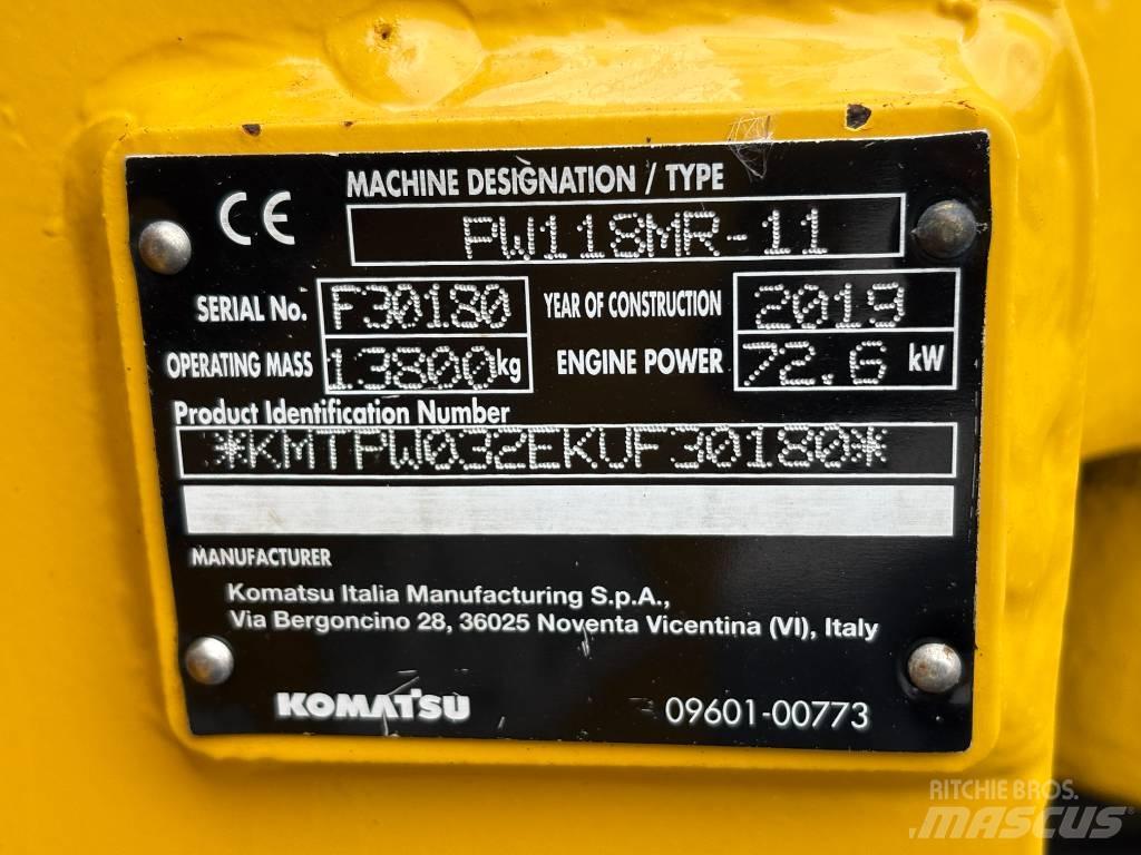 Komatsu PW118-11 Bageri točkaši
