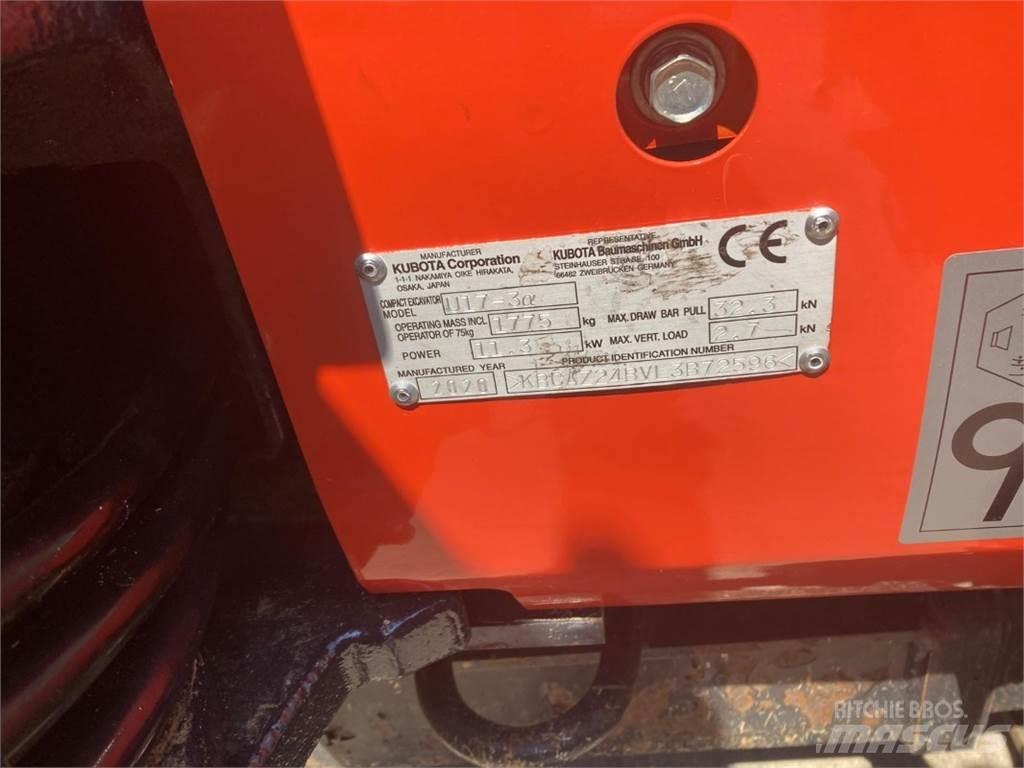 Kubota U17-3 Mini bageri < 7t