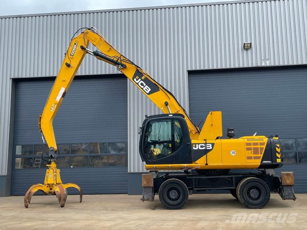 JCB JS200W Bageri za prenos primarnih/sekundarnih sirovina
