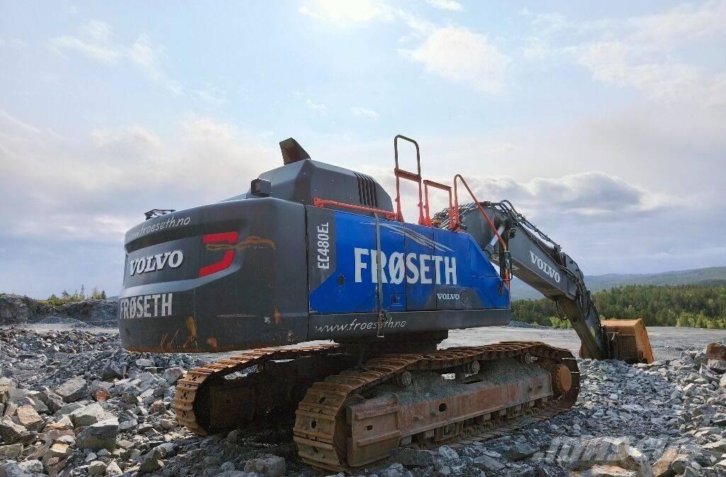 Volvo EC 480 E L Bageri guseničari