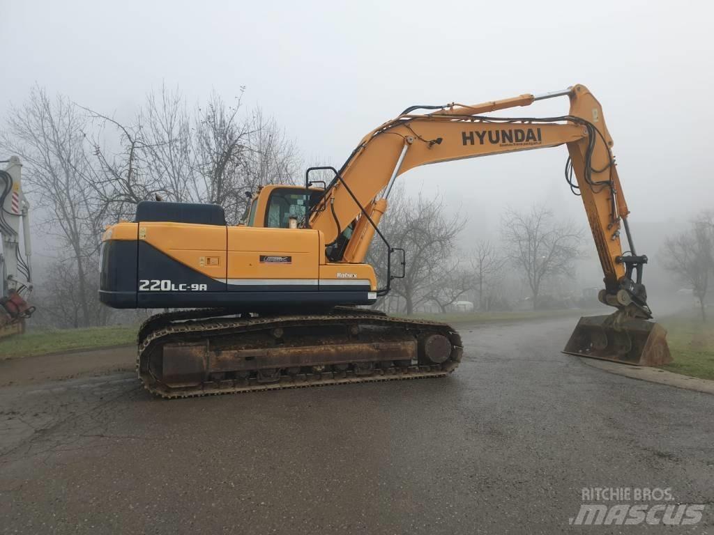 Hyundai R 220 LC-9A Bageri guseničari