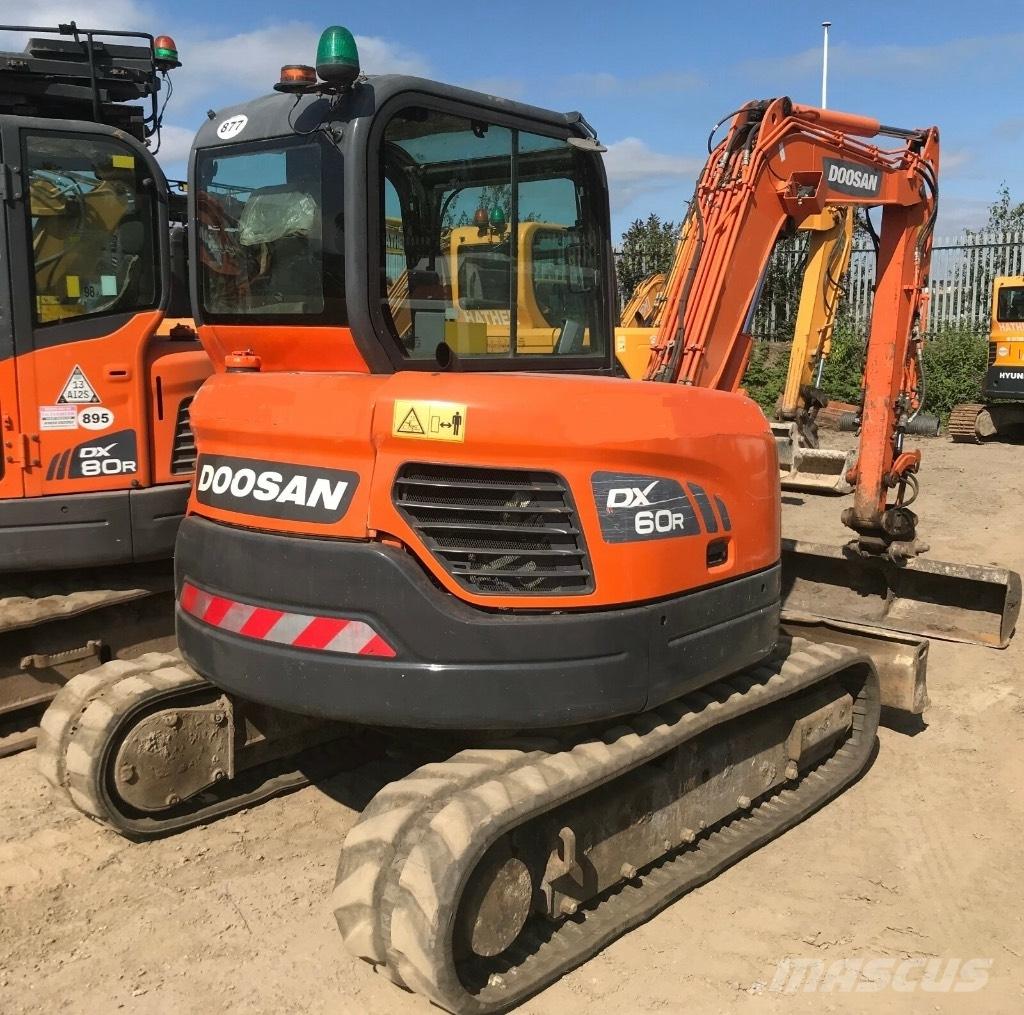 Doosan DX 60 R Mini bageri < 7t