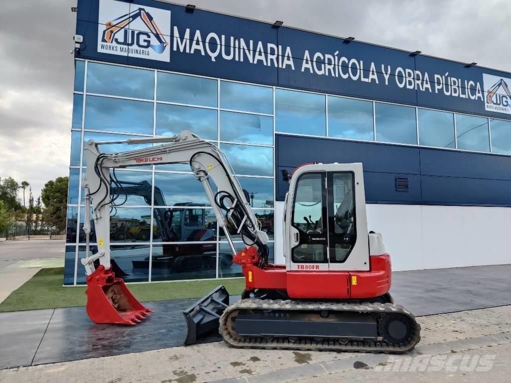 Takeuchi TB 80 FR Midi bageri 7t – 12t