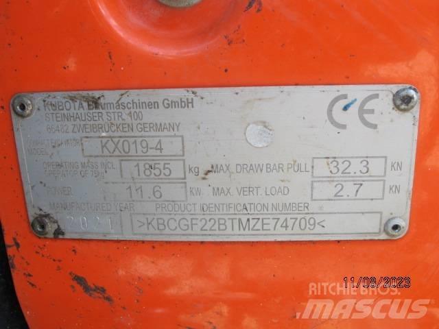 Kubota KX 019-4 Mini bageri < 7t