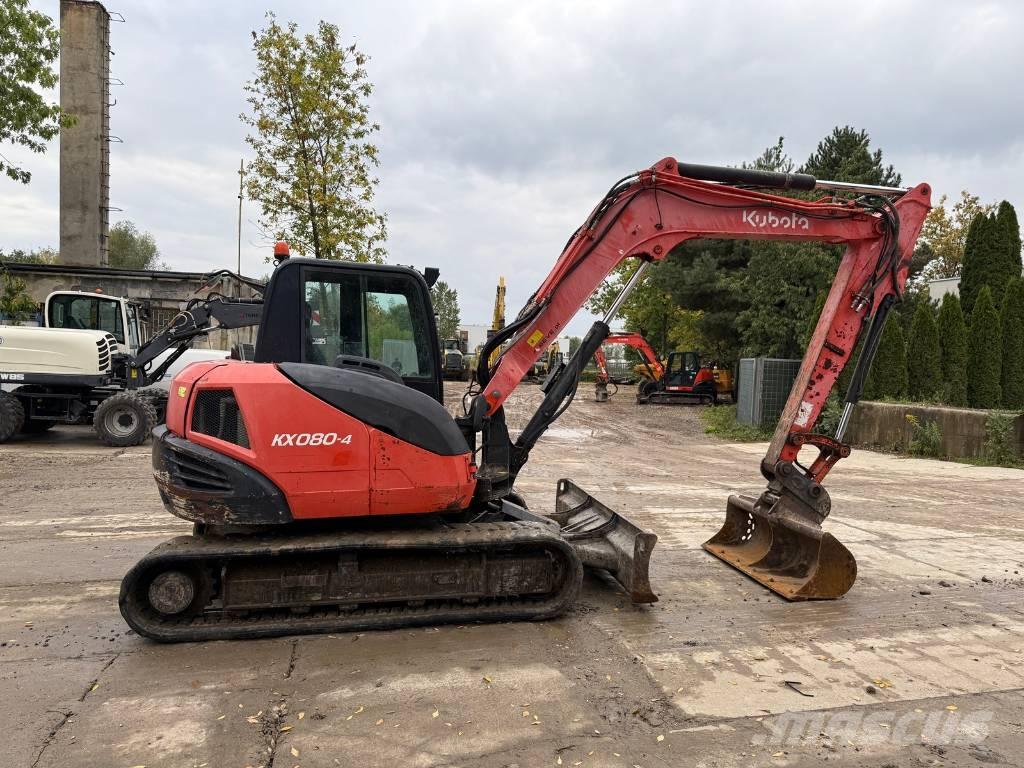 Kubota KX 080-4 Midi bageri 7t – 12t