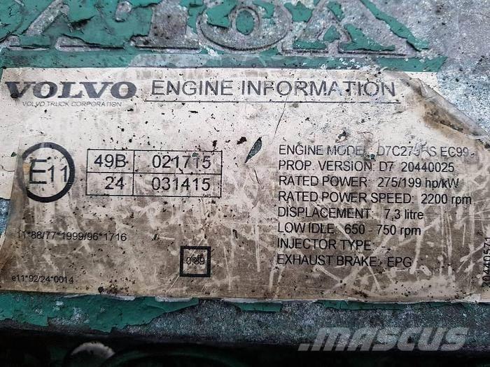  Engines D7C Ostale kargo komponente