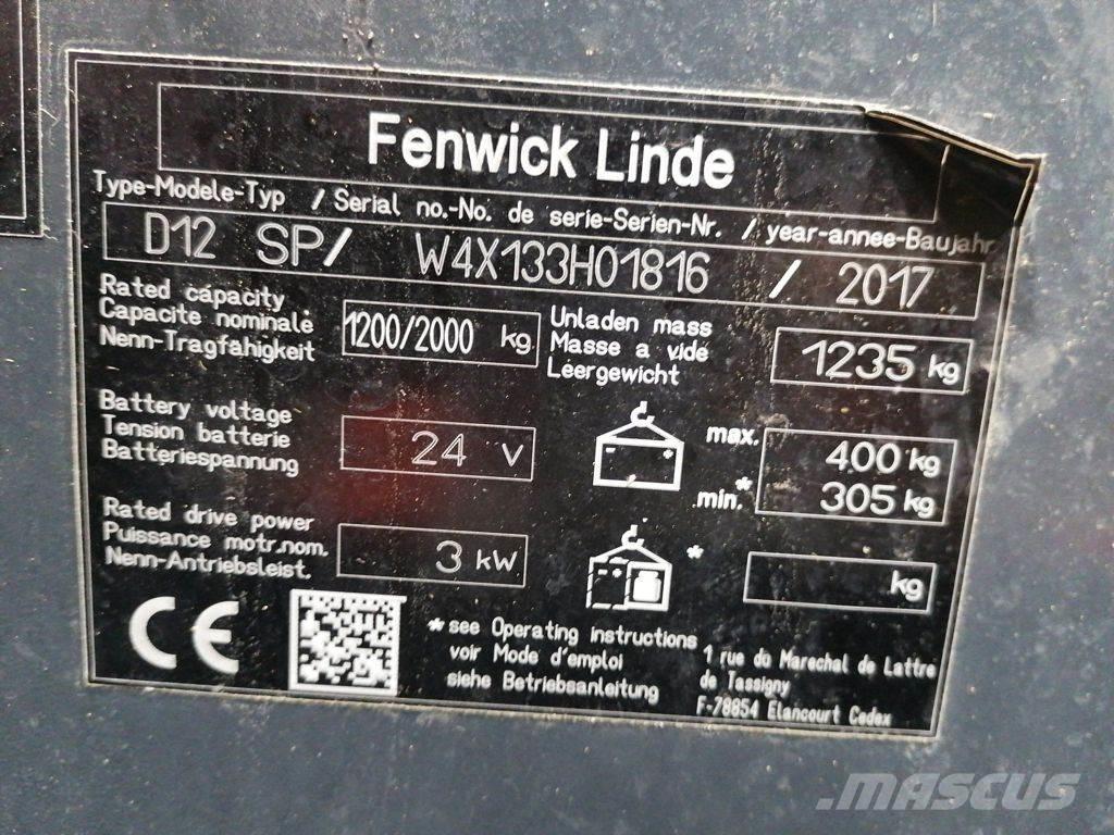 Linde D12 SP Ručni električni viljuškar