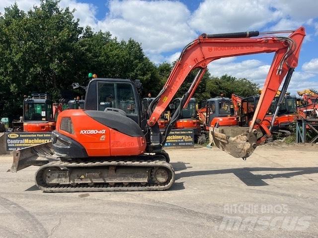 Kubota KX 080-4 Midi bageri 7t – 12t