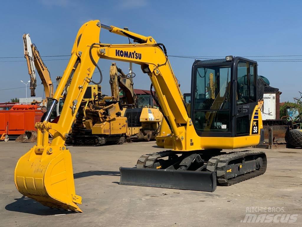 Komatsu PC58-8 Mini bageri < 7t