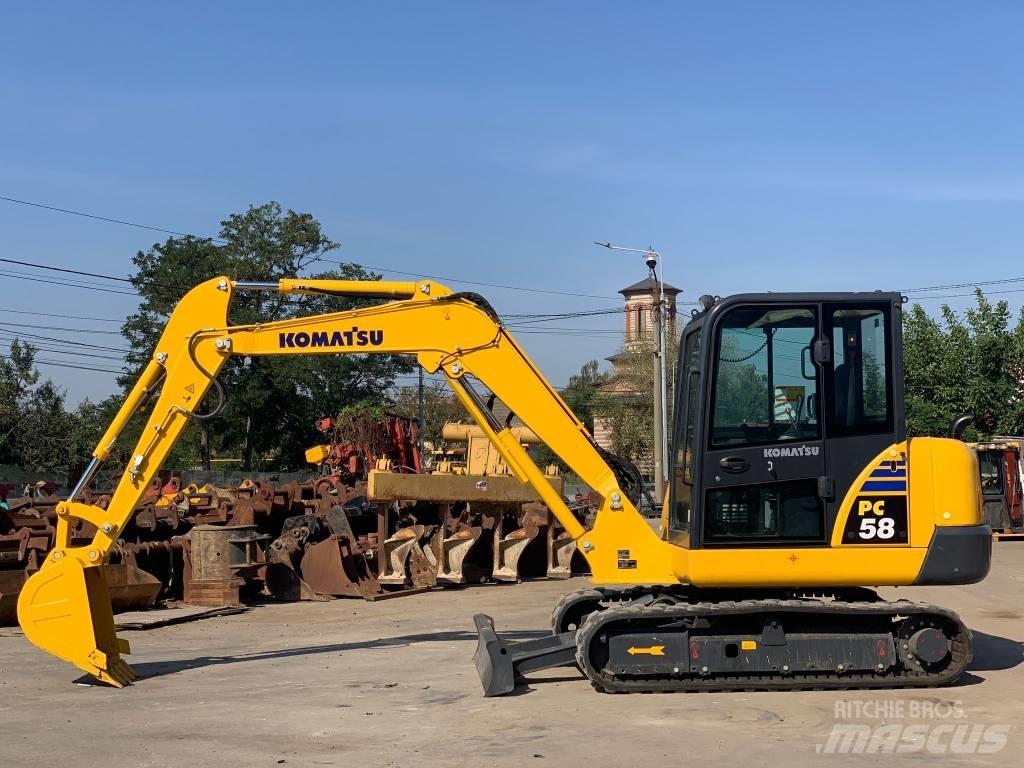Komatsu PC58-8 Mini bageri < 7t