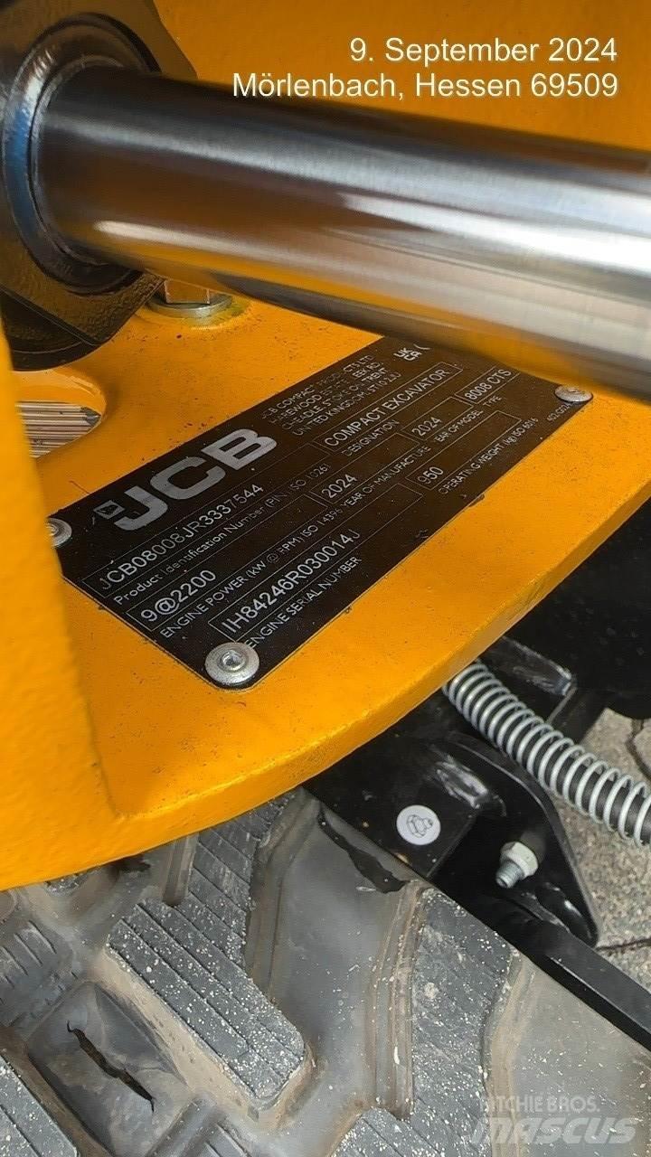 JCB 8008CTS Mini bageri < 7t