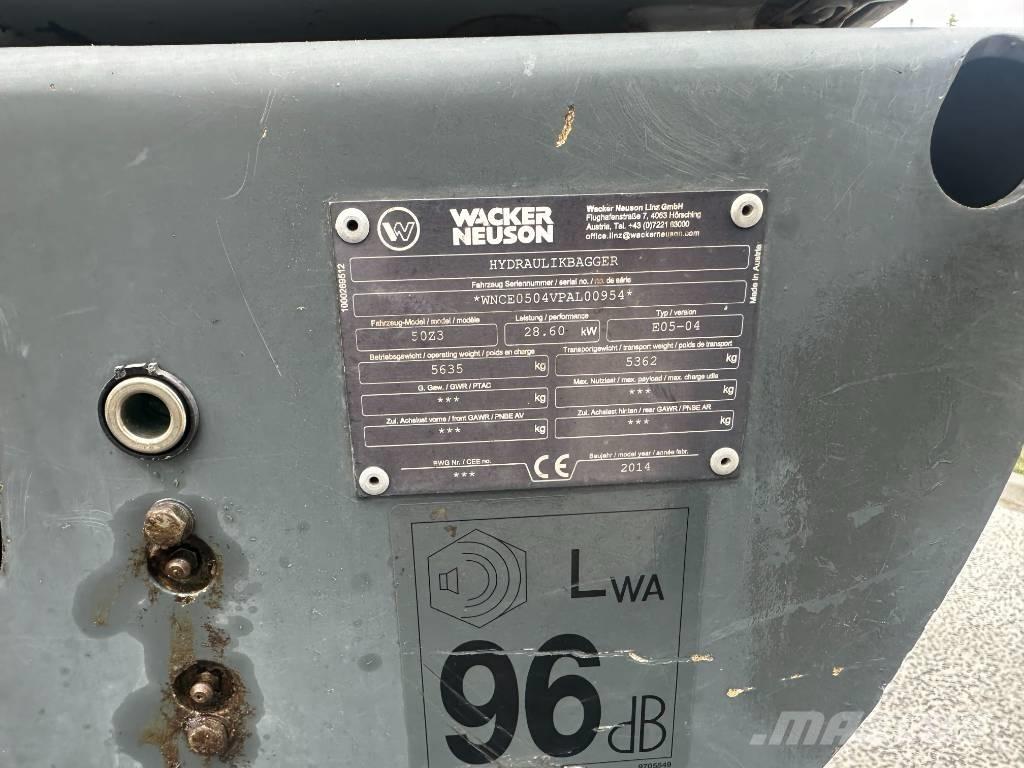 Wacker Neuson 50 Z3 Mini bageri < 7t