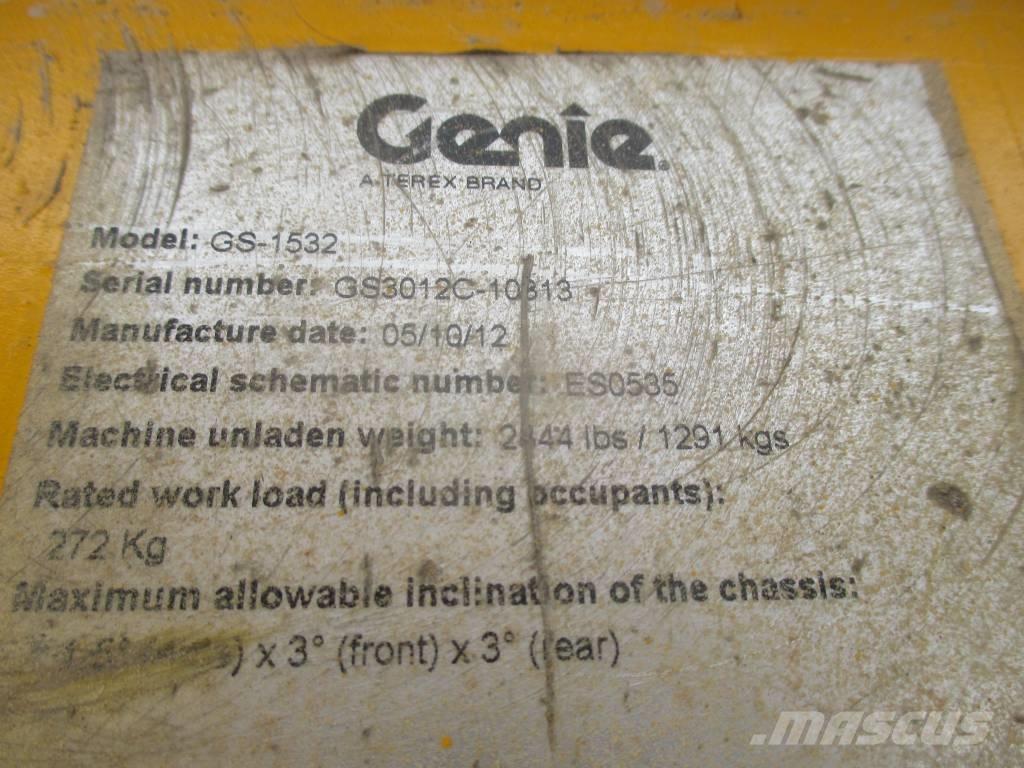 Genie GS 1532 Makazaste platforme