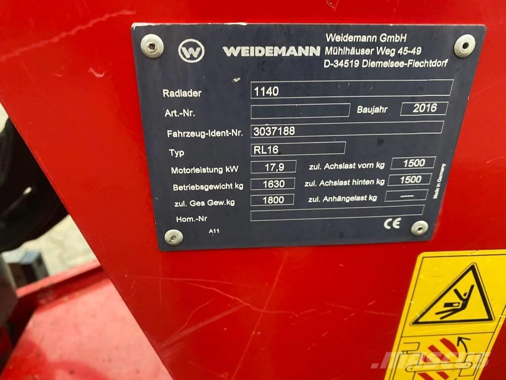 Weidemann 1140 Utovarivači na točkove
