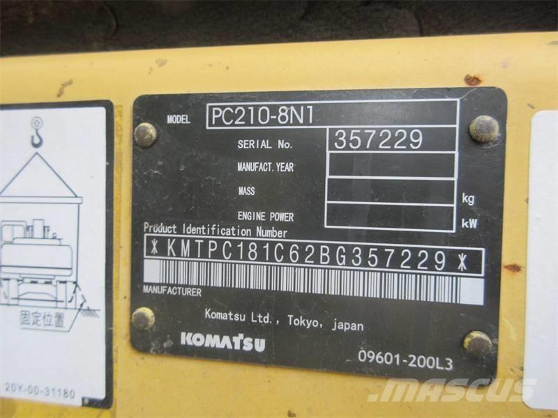 Komatsu PC 210 LC-8 Bageri guseničari