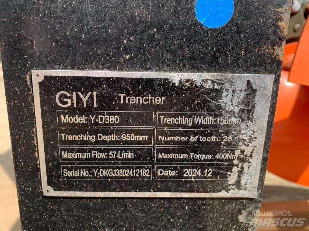  GIYI D380 TRENCHER Ostale komponente za građevinarstvo