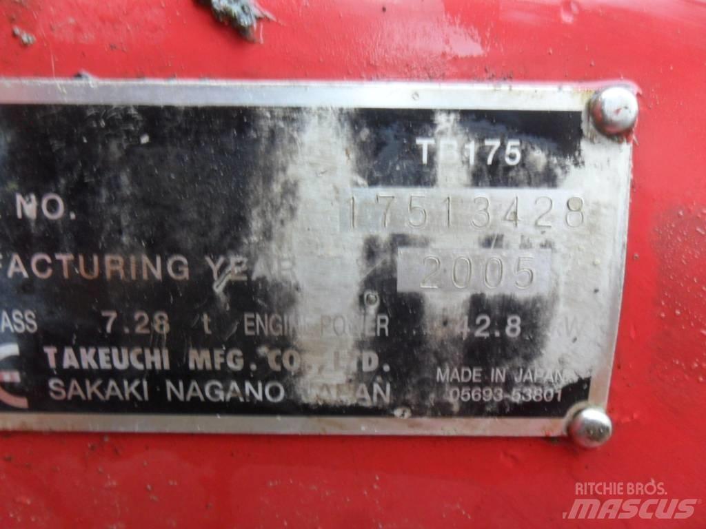 Takeuchi TB175 Midi bageri 7t – 12t