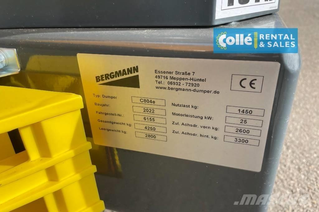 Bergmann C804e | 2022 Damperi za gradilište