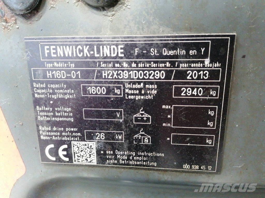 Linde H16D-01 Dizelski viljuškari