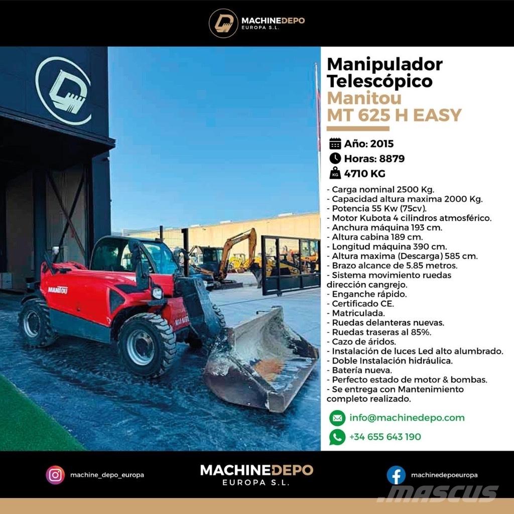 Manitou MT 625 H Teleskopski viljuškari