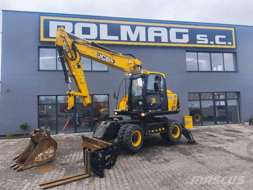 JCB JS 145 W Bageri točkaši