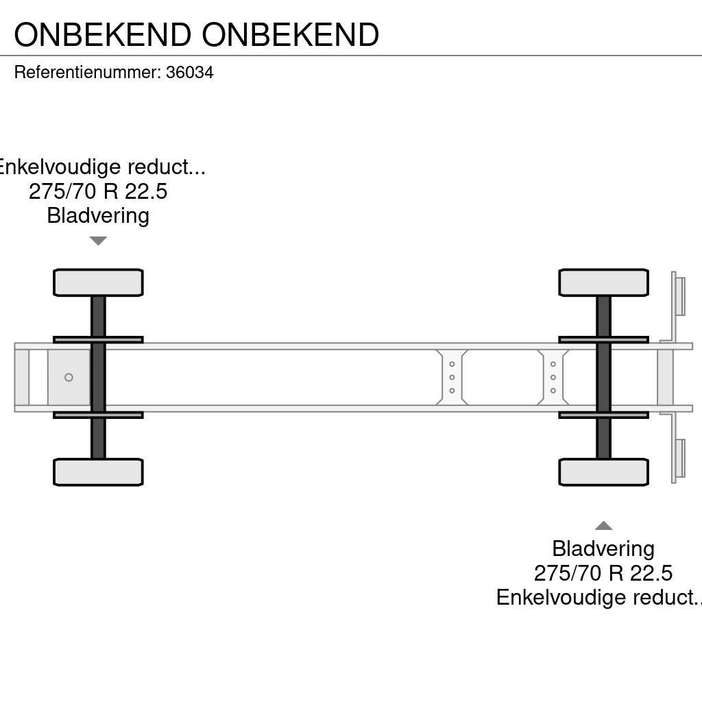  Onbekend ONBEKEND Poluprikolice sa otvorenim sandukom