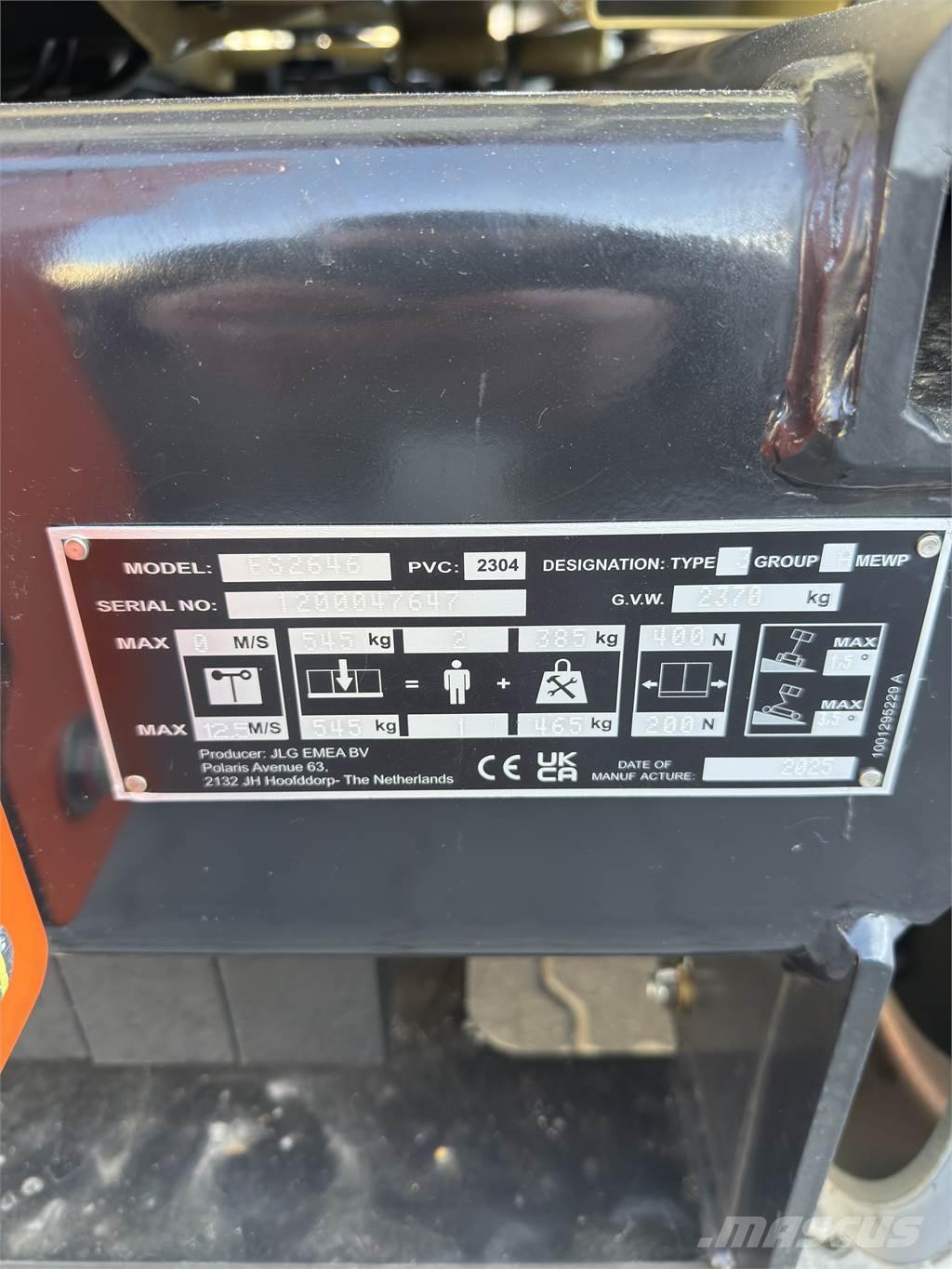 JLG ES2646 Makazaste platforme