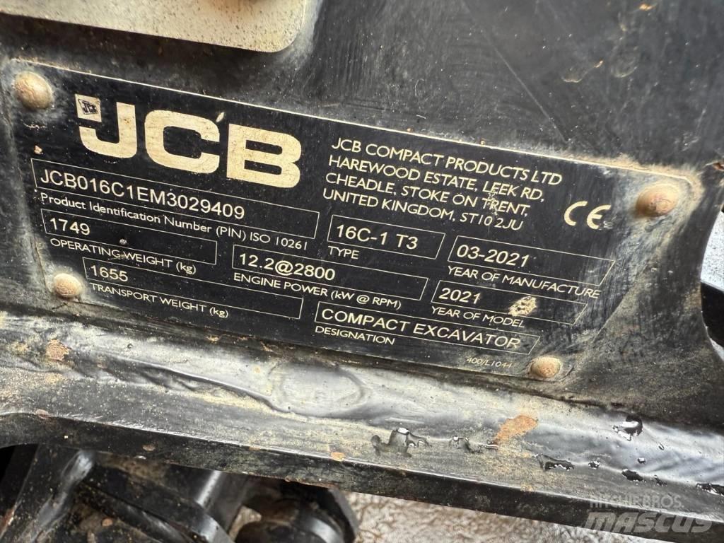 JCB 16 C-1 Mini bageri < 7t