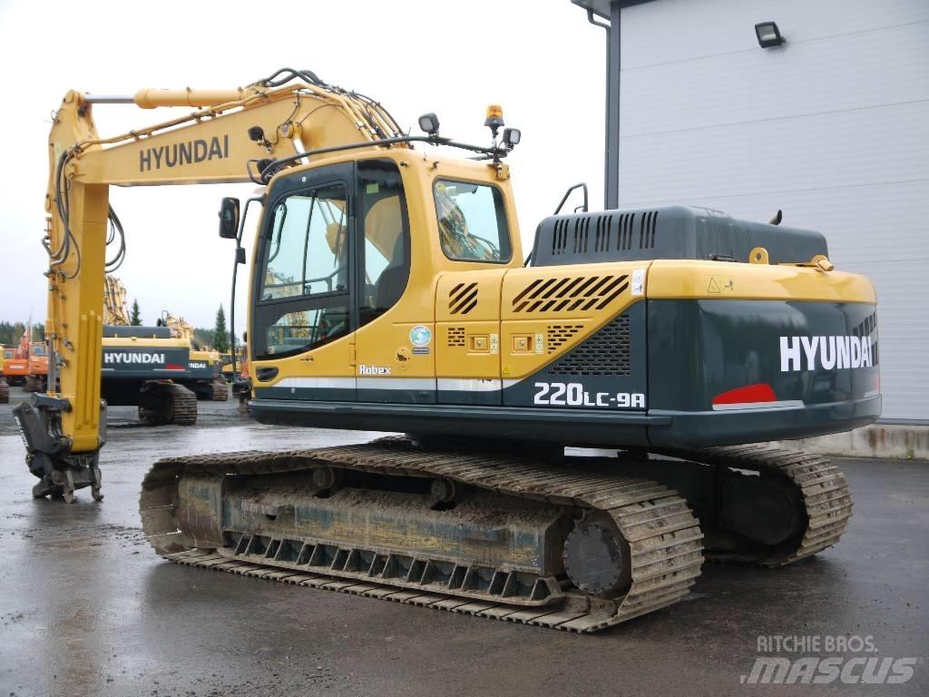 Hyundai R 220 LC-9A Bageri guseničari