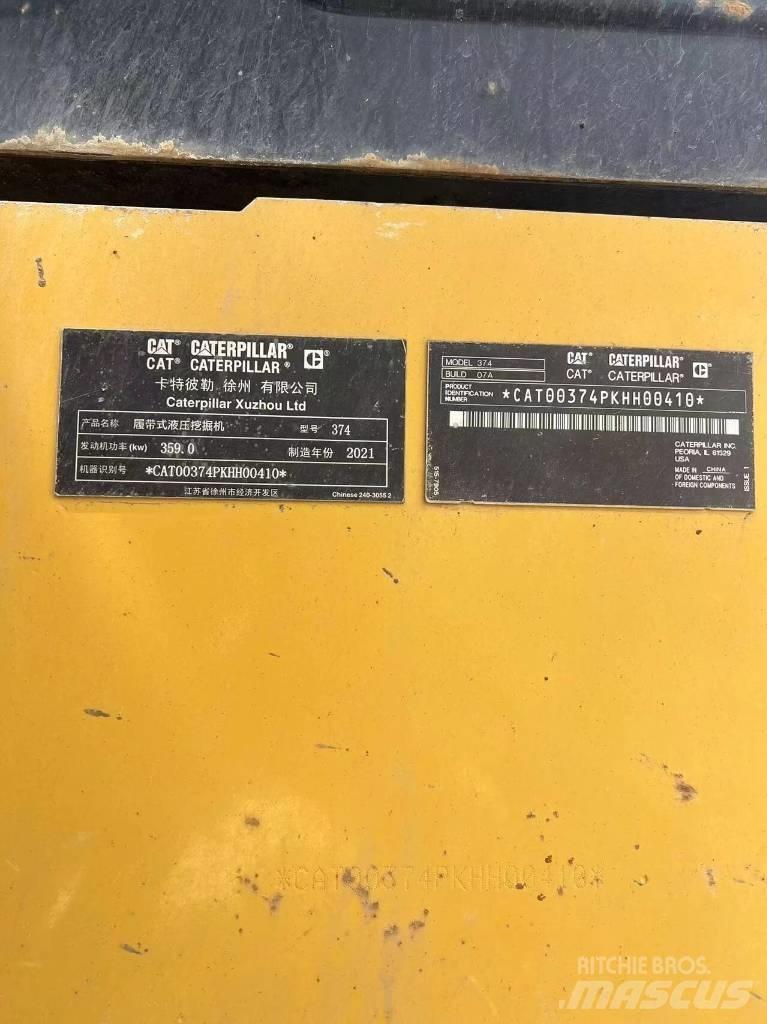 CAT 374 Bageri guseničari