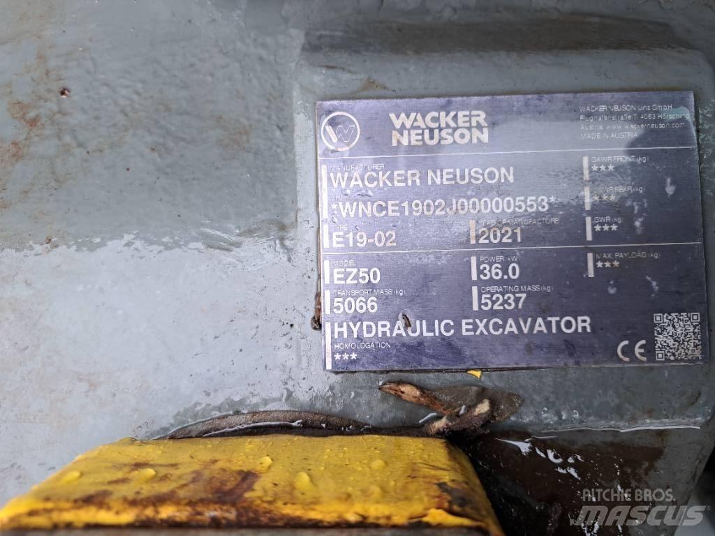 Wacker Neuson EZ50 Bageri guseničari
