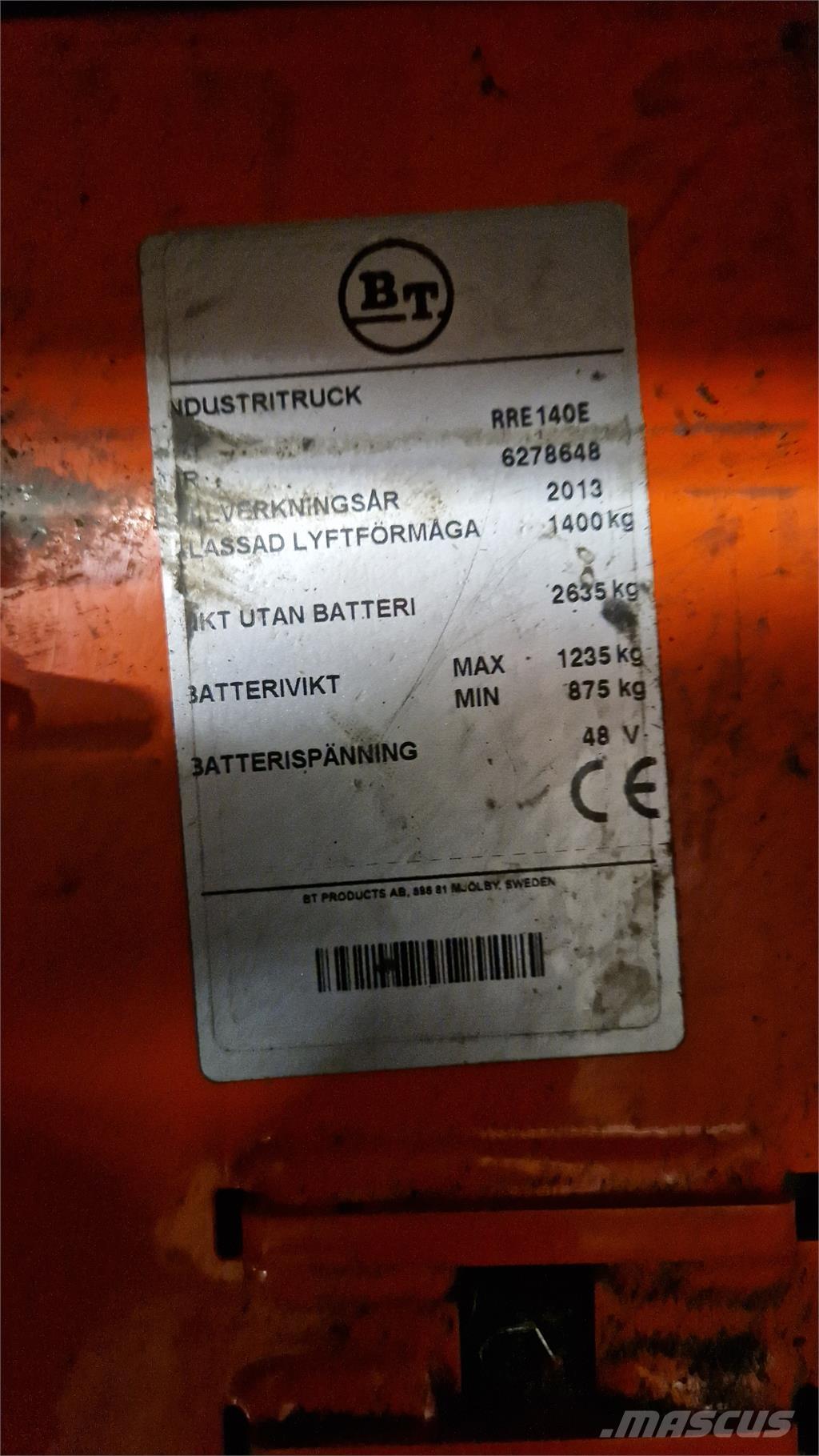 BT RRE140E Viljuškari sa pomičnim stupom